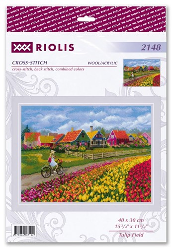 Tulip Field Cross Stitch Kit