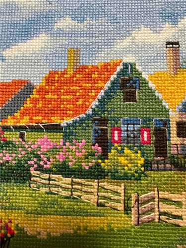 Tulip Field Cross Stitch Kit