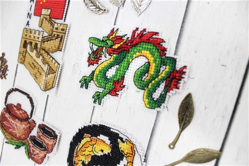 China Magnets Plastic Canvas Cross Stitch Kit