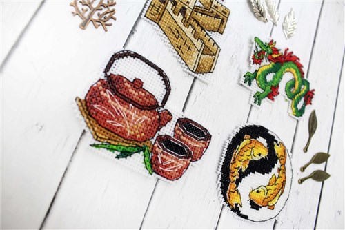 China Magnets Plastic Canvas Cross Stitch Kit