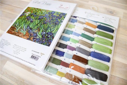 Van Gogh Irises Cross Stitch Kit