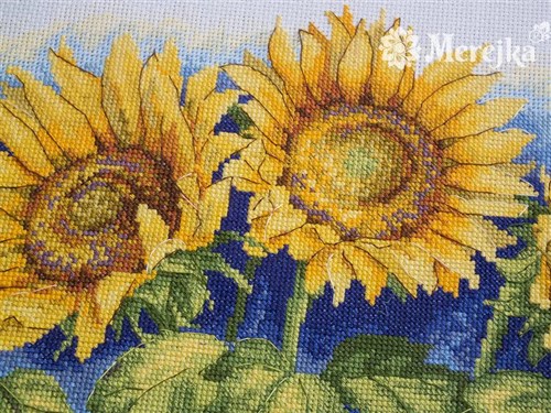Bright Sunflowers Cross Stitch Kit