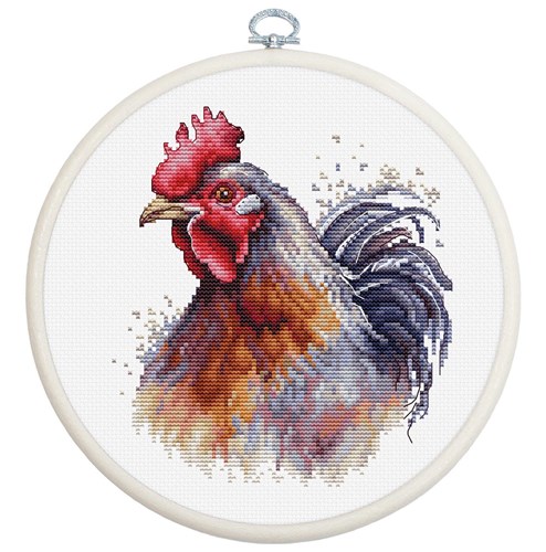 The Cock Cross Stitch Kit