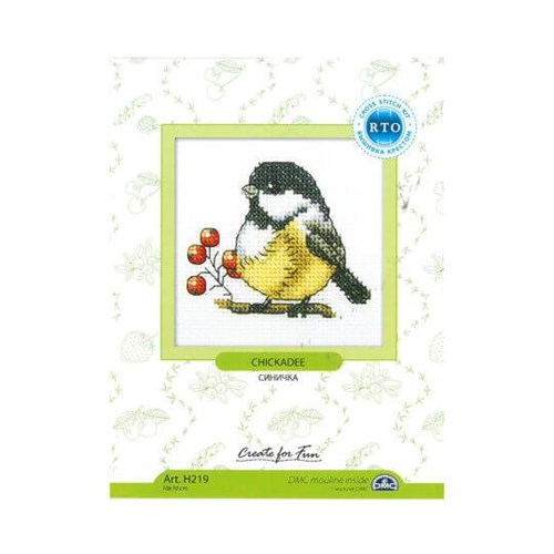 Chickadee Cross Stitch Kit