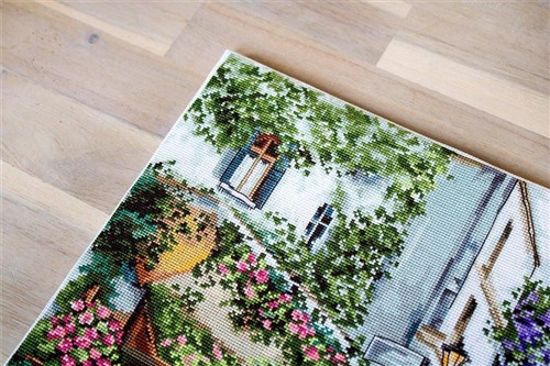 Paris In Flowers Cross Stitch Kit