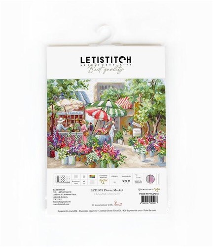 Flower Market Cross Stitch Kit