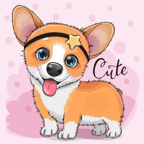 Corgi Diamond Painting Kit