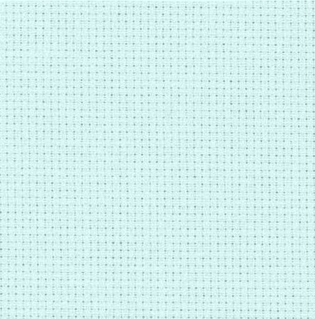 Precut  Zweigart Stern-Aida 14 Count - Ice Blue