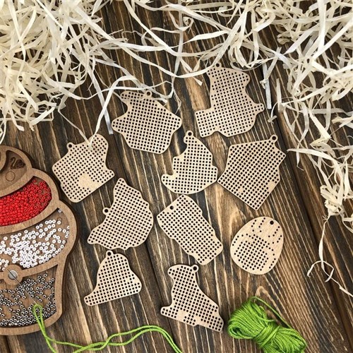 Halloween Blanks For Embroidery On Wood