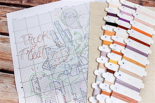 Trick Or Treat Cross Stitch Kit