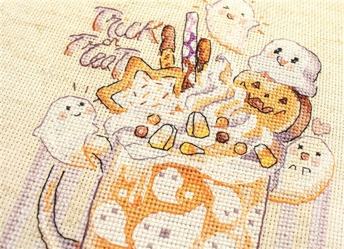 Trick Or Treat Cross Stitch Kit