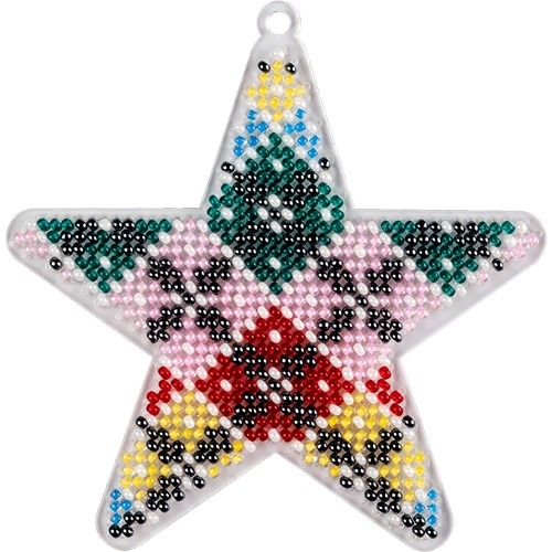Star Ornament Bead Embroidery Kit