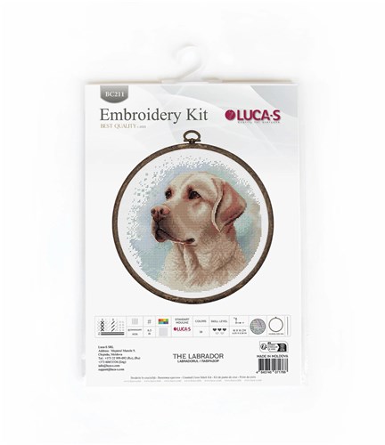 The Labrador Cross Stitch Kit