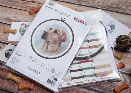 The Labrador Cross Stitch Kit