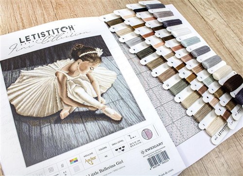 Little Ballerina Girl Cross Stitch Kit