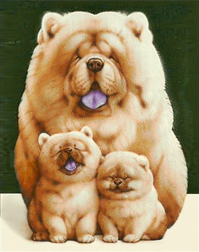 Fluffy Family Diamond Painting Kit