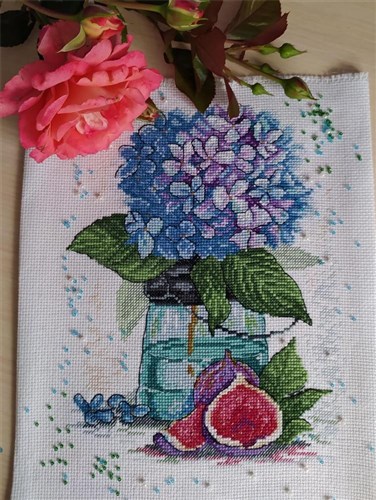 Hydrangea Cross Stitch Kit