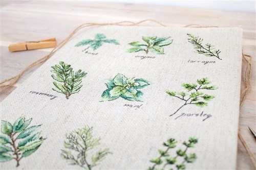 Spices And Herbs Cross Stitch Kit