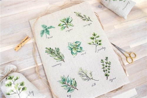 Spices And Herbs Cross Stitch Kit