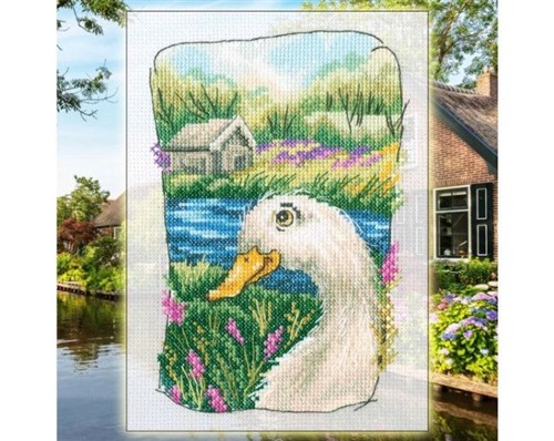 Grandmother's Old Garden Cross Stitch Kit