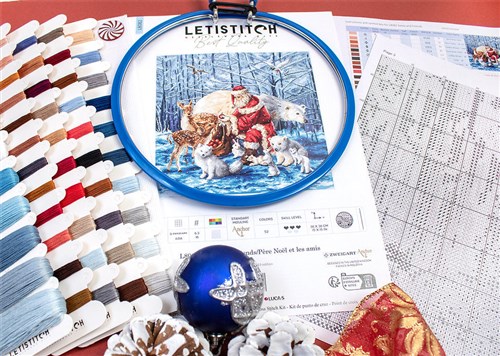 Santa And Friends Cross Stitch Kit
