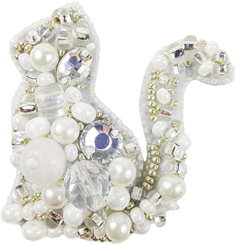 Cat Beadwork Brooch Kit