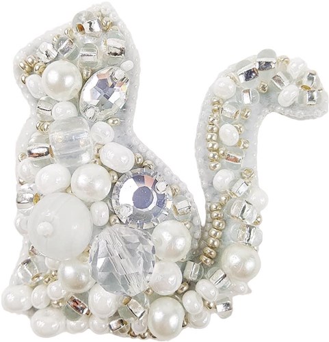 Cat Beadwork Brooch Kit