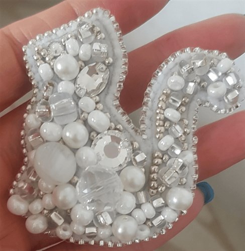 Cat Beadwork Brooch Kit