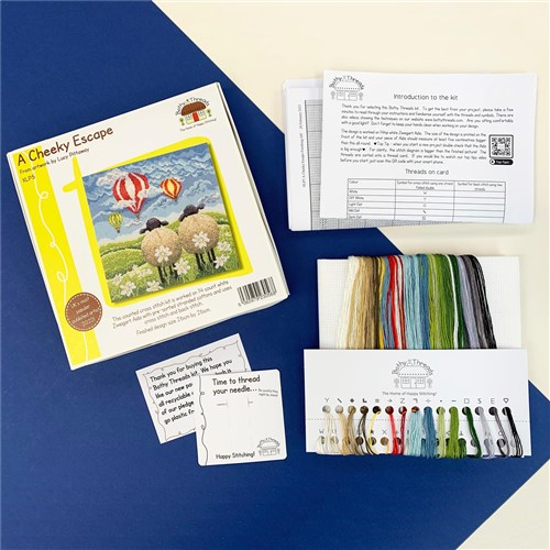 A Cheeky Escape Cross Stitch Kit