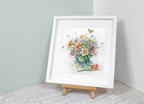 April Bouquet Cross Stitch Kit