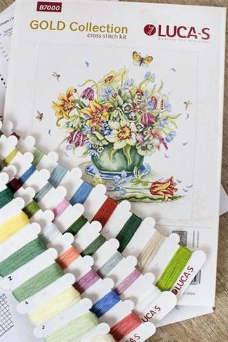 April Bouquet Cross Stitch Kit