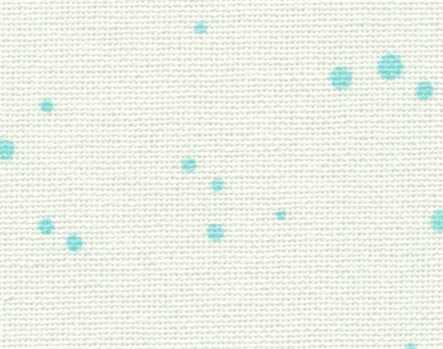 Precut Zweigart Murano Splash - Antique White Mint Splash