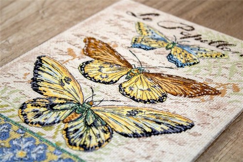 Vintage Wings - Le Papillons Cross Stitch Kit