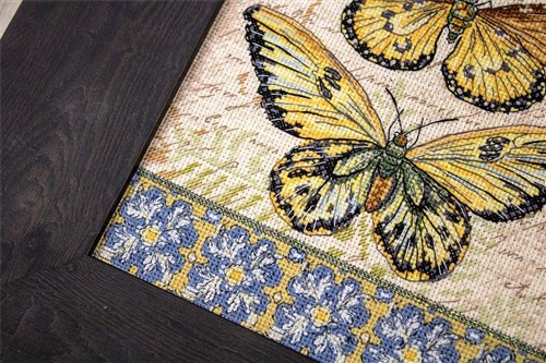 Vintage Wings - Le Papillons Cross Stitch Kit