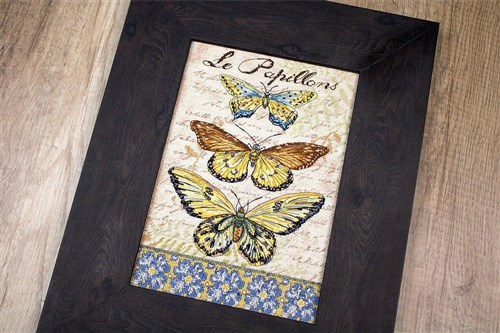 Vintage Wings - Le Papillons Cross Stitch Kit