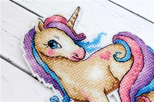 Magic Unicorn Plastic Canvas Cross Stitch Kit