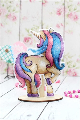 Magic Unicorn Plastic Canvas Cross Stitch Kit