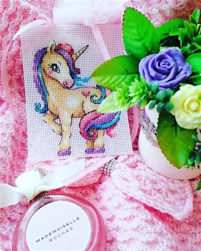 Magic Unicorn Plastic Canvas Cross Stitch Kit