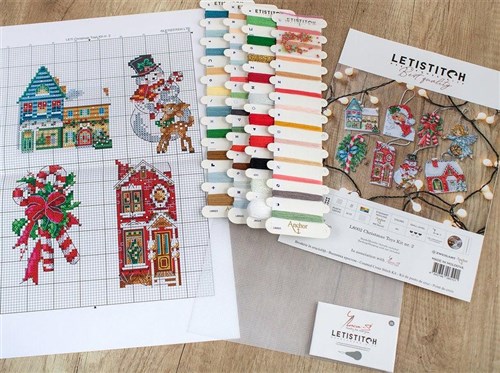 Christmas Ornaments Cross Stitch Kit