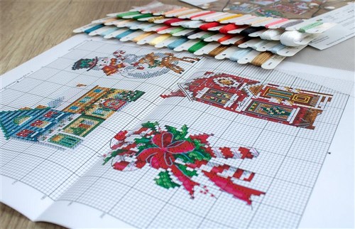 Christmas Ornaments Cross Stitch Kit