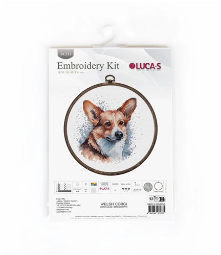 Welsh Corgi Cross Stitch Kit