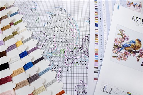 Spring Bloom Cross Stitch Kit