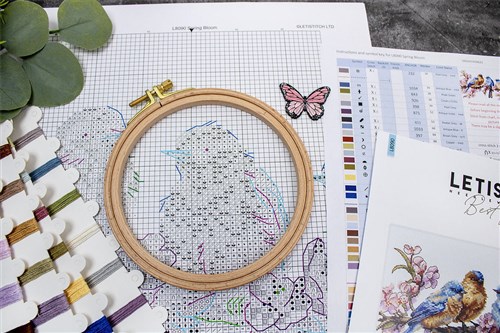 Spring Bloom Cross Stitch Kit