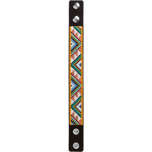 Bracelet Cross Stitch Kit On Artificial Leather
