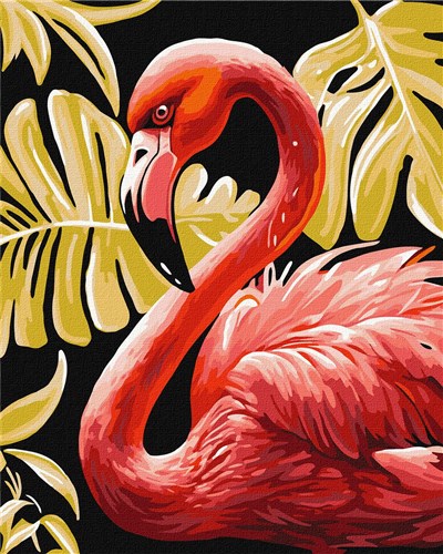 Paint By Numbers Kit - Graceful Flamingo