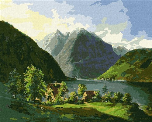 Paint By Numbers Kit - Lake Landscape