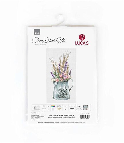 Bouquet With Lavender Cross Stitch Kit