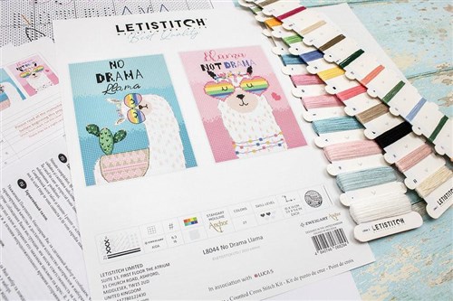 No Drama Llama Cross Stitch Kit