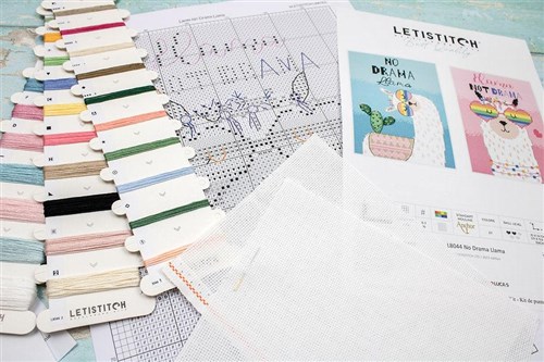 No Drama Llama Cross Stitch Kit