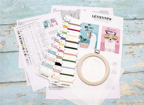 No Drama Llama Cross Stitch Kit